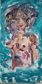 Obra contemporánea nombrada « envoutement », Hecho por STYL'IS CRéATIONS PEINTURES