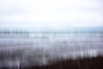 Obra contemporánea nombrada « Blurry sea I », Hecho por CARMEN LAZARESCU