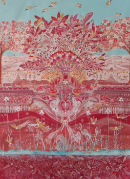 Obra contemporánea nombrada « L'accueil », Hecho por LES AILES D'ELLA
