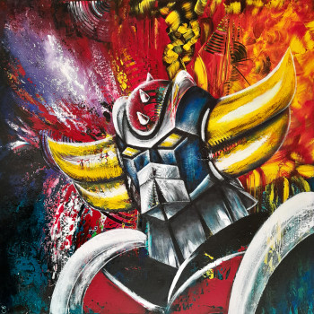 Obra contemporánea nombrada « The Great Grendizer », Hecho por ESTELLE BARBET