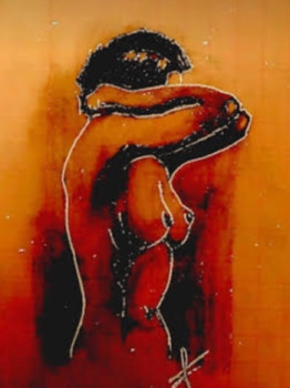Obra contemporánea nombrada « Nu femme », Hecho por MATCHTHEONE
