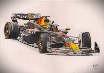 Obra contemporánea nombrada « Red Bull RB20 », Hecho por PIRDESSINS