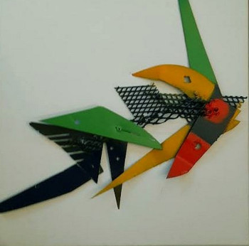 Obra contemporánea nombrada « Les OISEAUX », Hecho por LOUIS LERAY