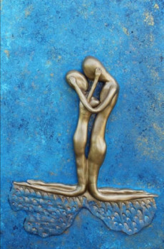 Obra contemporánea nombrada « La contemplation », Hecho por MYRIAM LUTRINGER