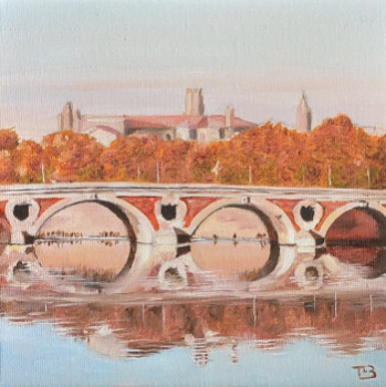 Obra contemporánea nombrada « Le Pont Neuf », Hecho por THIERRY LE BOULANGER