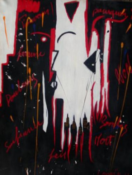 Obra contemporánea nombrada « Offrande à L'Horreur », Hecho por LOWHEN.H