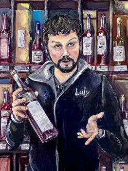 Obra contemporánea nombrada « Sommelier », Hecho por владимир шир