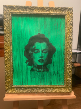 Obra contemporánea nombrada « Marilyn in the matrix », Hecho por THEE DAVE