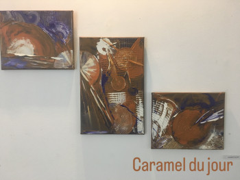 Obra contemporánea nombrada « Caramel du jour », Hecho por M DE M