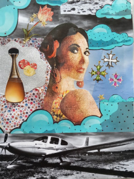 Obra contemporánea nombrada « Les collages d'Estelle », Hecho por ESTELLE
