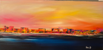 Obra contemporánea nombrada « OCÉANIA », Hecho por THALI.B