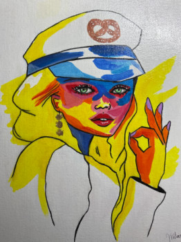 Obra contemporánea nombrada « Captain Bretzel », Hecho por CATS ARTCORNER