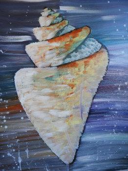 Obra contemporánea nombrada « Le Coquillage », Hecho por LADYCOLORART