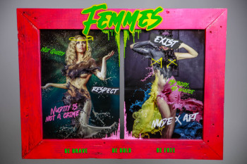 Obra contemporánea nombrada « Femmes », Hecho por KRYSTEL MARQUES