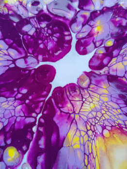 Obra contemporánea nombrada « Printemps », Hecho por FLO