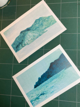 Obra contemporánea nombrada « Une respiration sous l’eau », Hecho por IONA COLOMBANI
