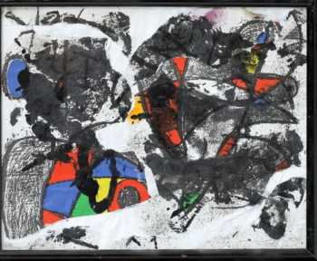 Obra contemporánea nombrada « Il était une fois... un Miro découpé! - 2021 », Hecho por SOF