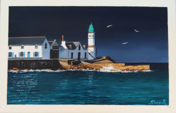 Obra contemporánea nombrada « L'Ile de Sein et ses contrastes », Hecho por CLAIRE RICHETIN