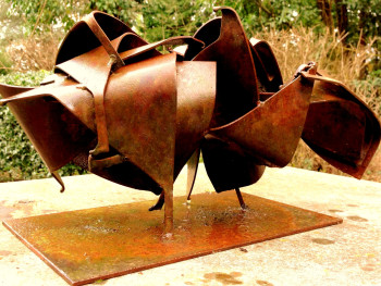 Obra contemporánea nombrada « Boucliers », Hecho por FREDERICK MAROSELLI