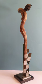 Obra contemporánea nombrada « VERS LA LIBERTE », Hecho por YERBANGA SCULPTURE