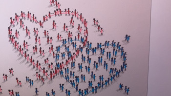 Obra contemporánea nombrada « L’étoile de la liberté », Hecho por KHADIJA