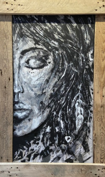 Obra contemporánea nombrada « Hope I disappear N°4 », Hecho por ALEXIA GONDOUX