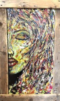 Obra contemporánea nombrada « Hope I Disappear N°5 », Hecho por ALEXIA GONDOUX