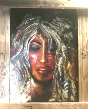 Obra contemporánea nombrada « Le combat intérieur », Hecho por ALEXIA GONDOUX