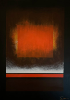 Obra contemporánea nombrada « E09 100X70 CM », Hecho por SäME