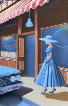 Obra contemporánea nombrada « L'attente », Hecho por CHRISTINE CAUDAL