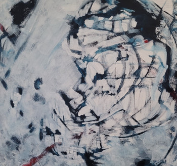 Obra contemporánea nombrada « Japonaise », Hecho por CHANTAL LISTOIR