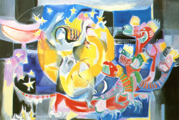 Obra contemporánea nombrada « La femme enveloppée du soleil », Hecho por LOUIS CAILLAUD D'ANGERS