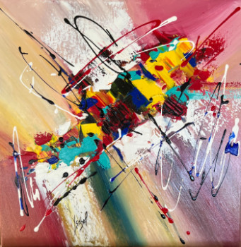Obra contemporánea nombrada « EMOTIONS EN ECHO », Hecho por YSABEL LAFFITTE