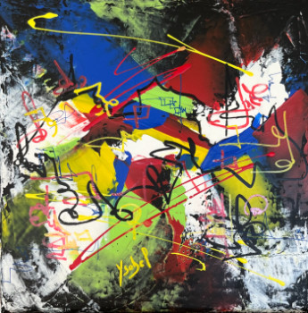 Obra contemporánea nombrada « ECLATS DE LIBERTE », Hecho por YSABEL LAFFITTE