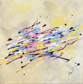 Obra contemporánea nombrada « EVANESCENCE DOUCE », Hecho por YSABEL LAFFITTE