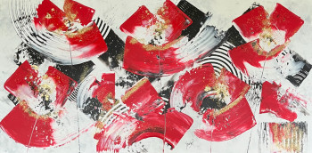 Obra contemporánea nombrada « L'ECLAT DE NOEL », Hecho por YSABEL LAFFITTE