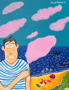 Obra contemporánea nombrada « La barbe à papa », Hecho por FRANCK THOMAS