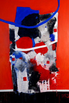 Obra contemporánea nombrada « Intégration II », Hecho por FERNANDEZ