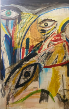 Obra contemporánea nombrada « Cain », Hecho por GEORGES HANOUNA
