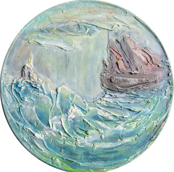 Obra contemporánea nombrada « Une tempête », Hecho por JULIA KKOS
