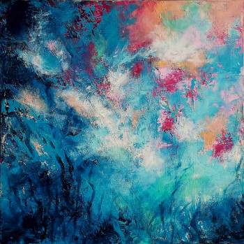 Obra contemporánea nombrada « Jardin d'hiver », Hecho por HéLèNE ZENATTI