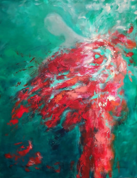 Obra contemporánea nombrada « Beaucoup trop », Hecho por HéLèNE ZENATTI