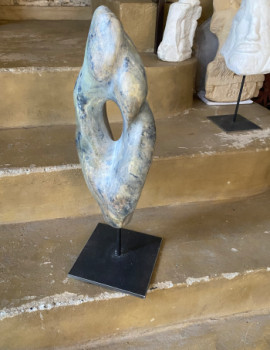 Obra contemporánea nombrada « Sculpture sur pierre tendre, stéatite », Hecho por NOIRIK