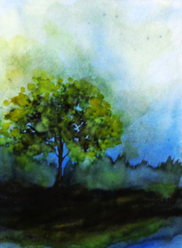 Obra contemporánea nombrada « arbre », Hecho por SYLVIE PINON