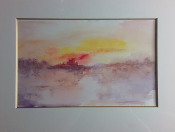 Obra contemporánea nombrada « Paysage », Hecho por BONVARLET