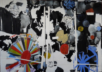 Obra contemporánea nombrada « Forcer l'aurore II », Hecho por FERNANDEZ