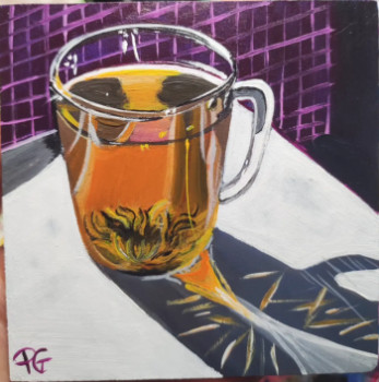 Obra contemporánea nombrada « Sunny Tea ?? », Hecho por PEPETTE