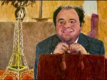 Obra contemporánea nombrada « MONSIEUR PIGNON ET SON PASSÉ TEMPS », Hecho por JACQUES TAFFOREAU