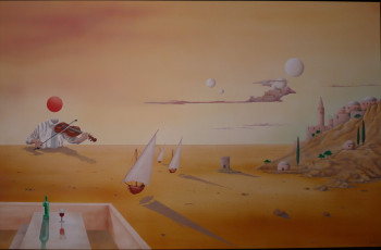 Obra contemporánea nombrada « Le rayon vert », Hecho por FRANçOIS GONOD