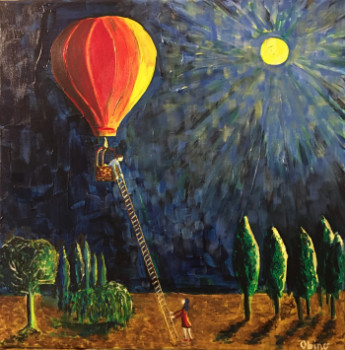 Obra contemporánea nombrada « Come Along with me », Hecho por OBINO